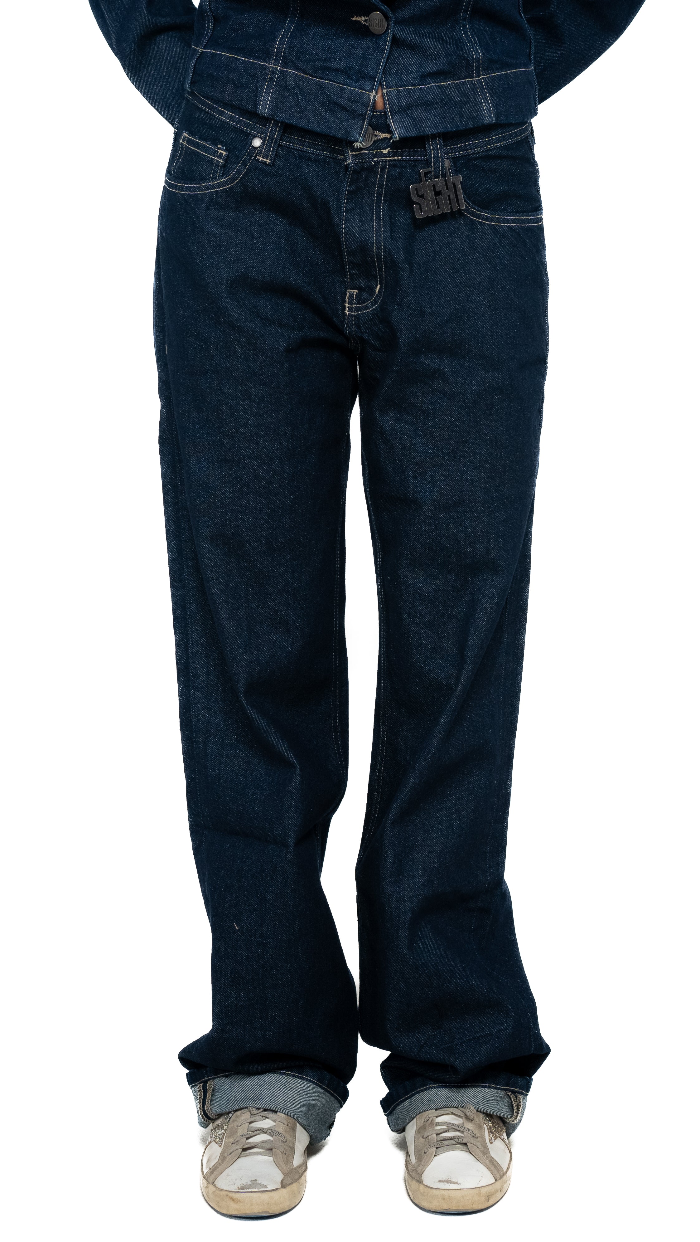 Low Waist "Raw" Women Jeans