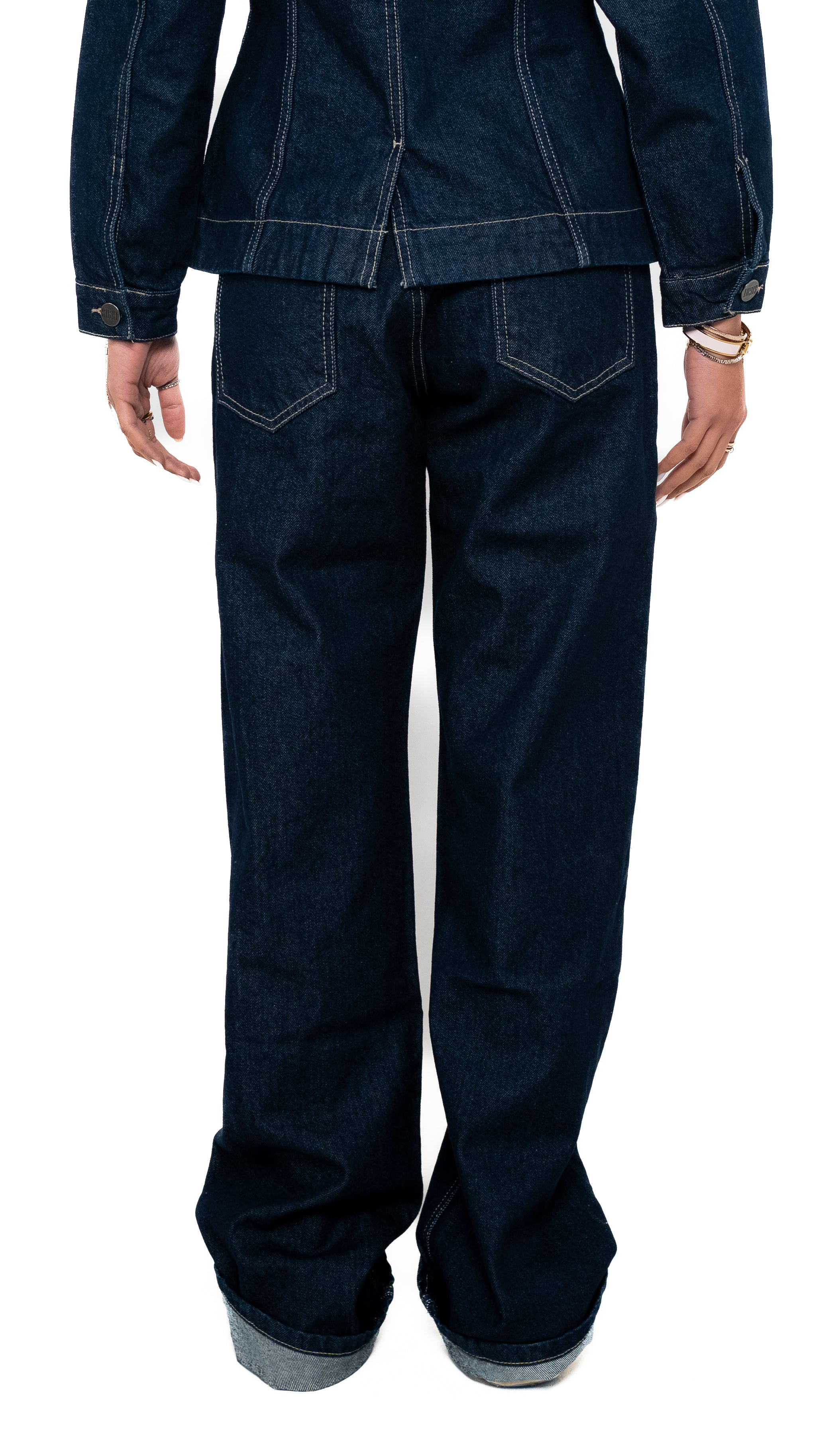Low Waist "Raw" Women Jeans
