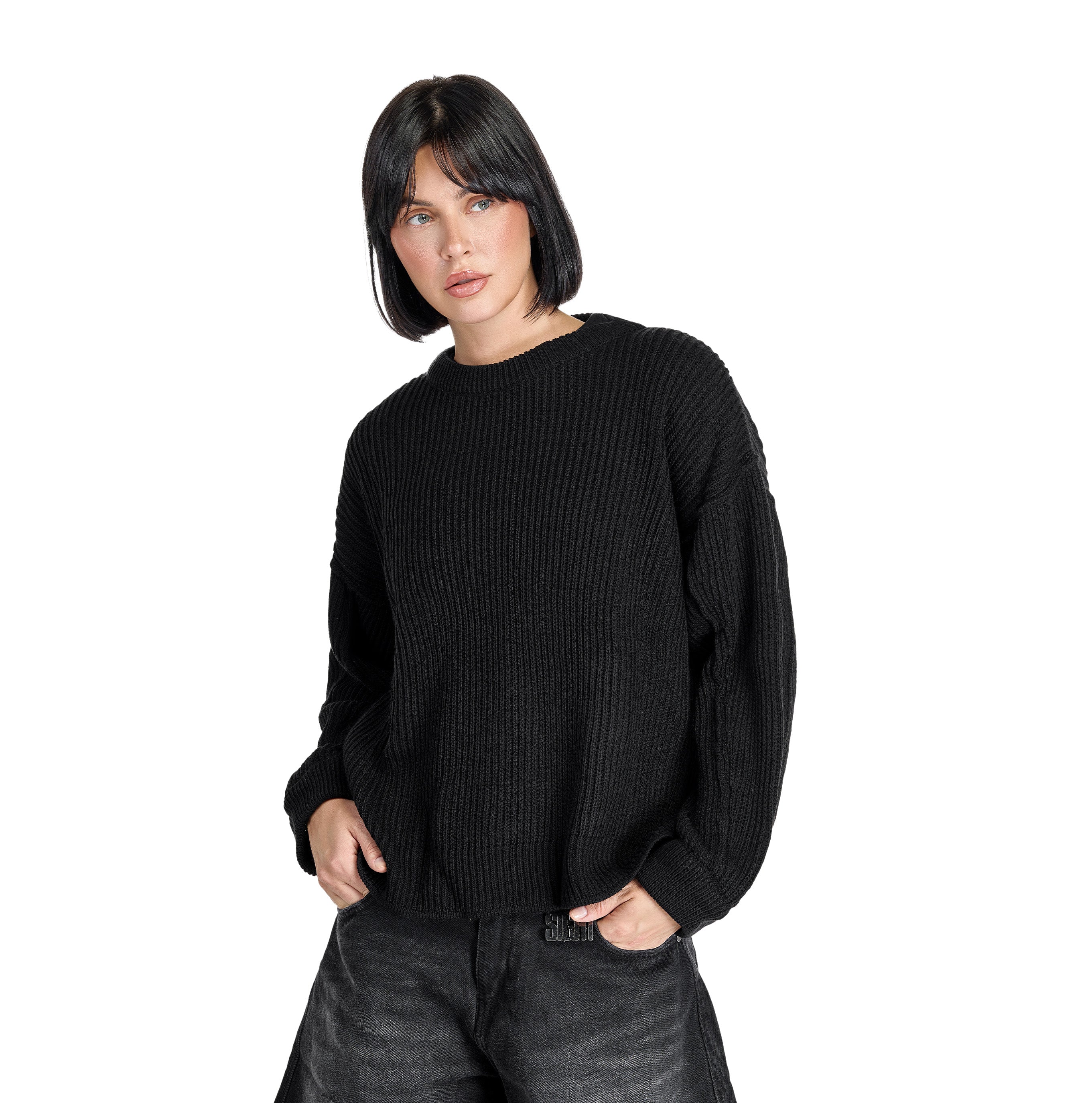 Black Knit Sweater