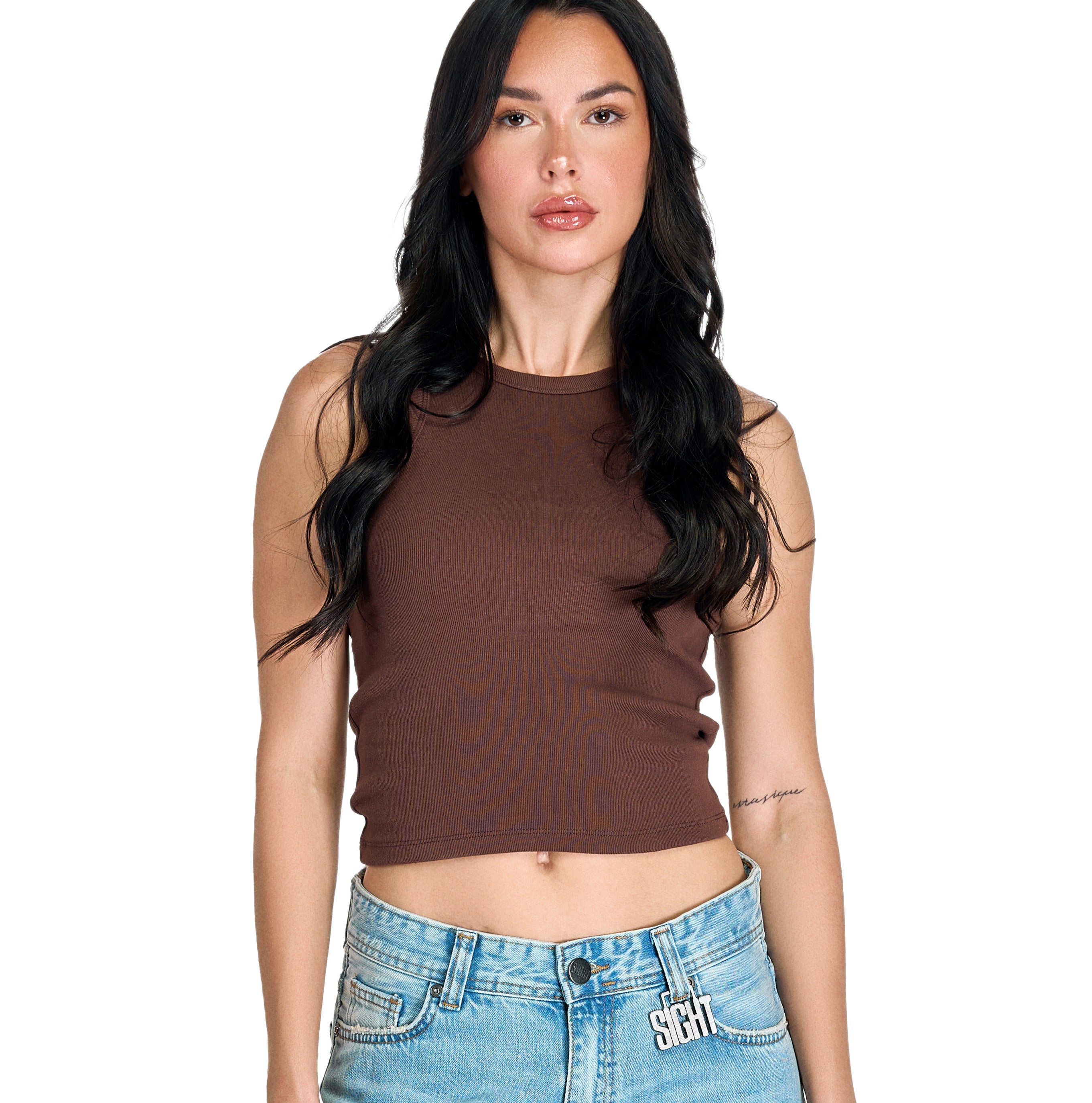 Brown Tank Top