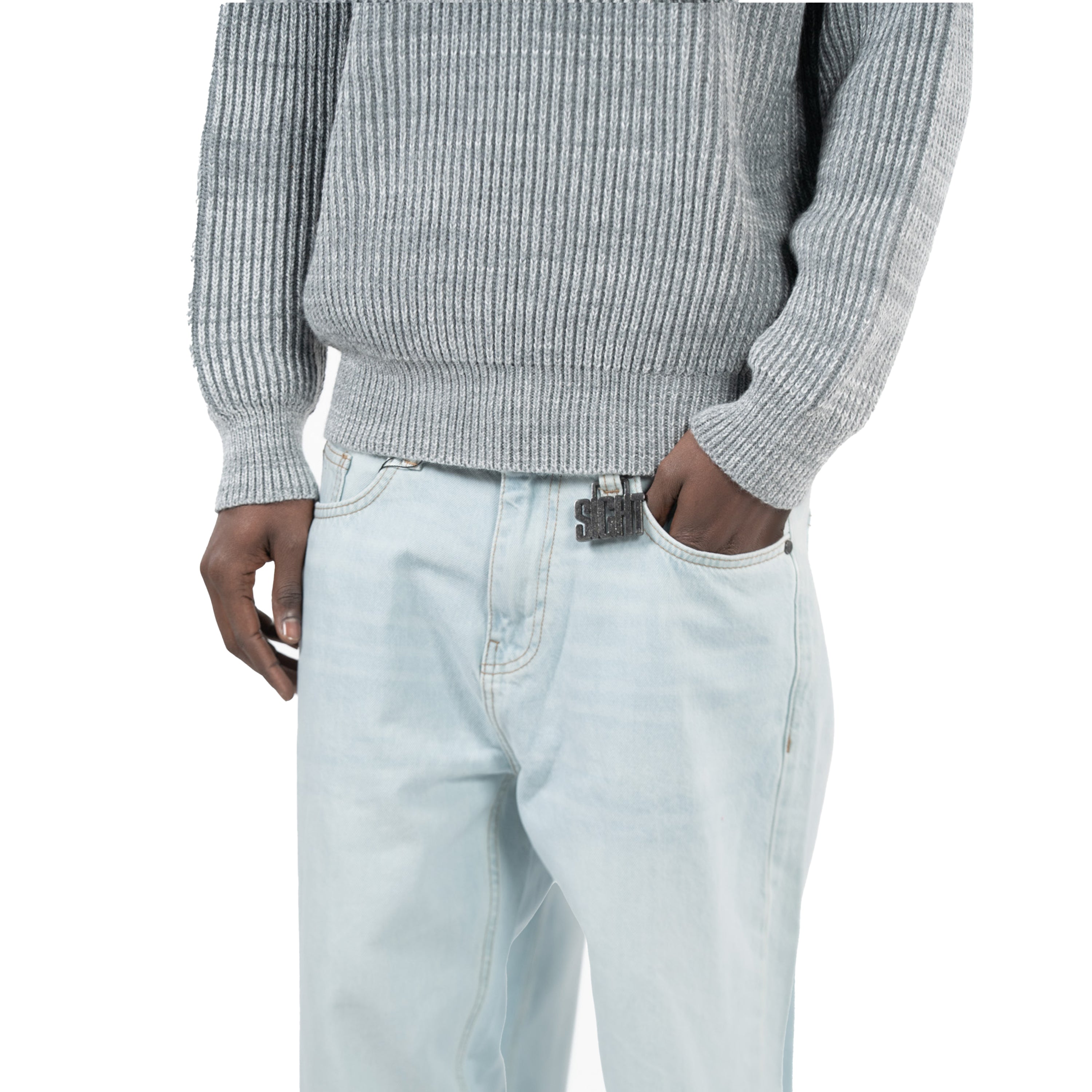 Straight "Light Blue" Men Jeans
