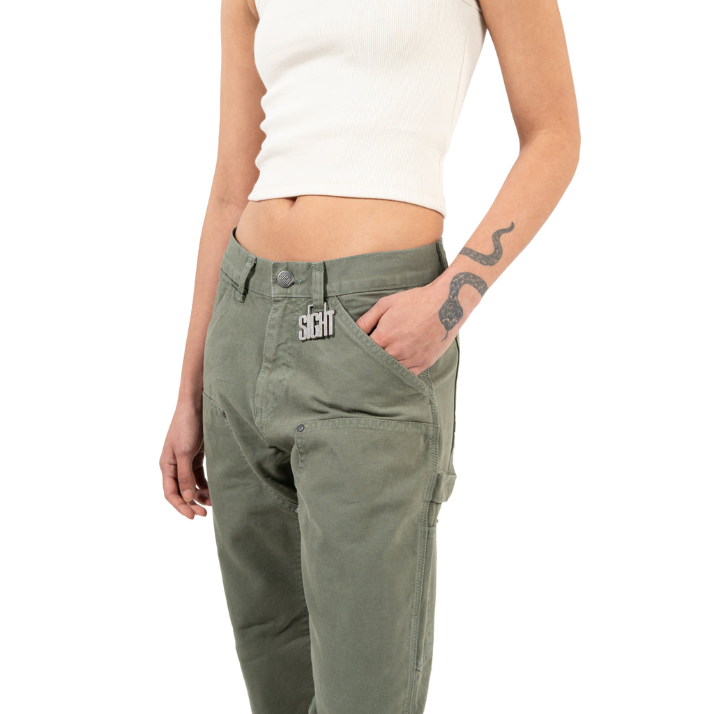 Olive Carpenter Pants