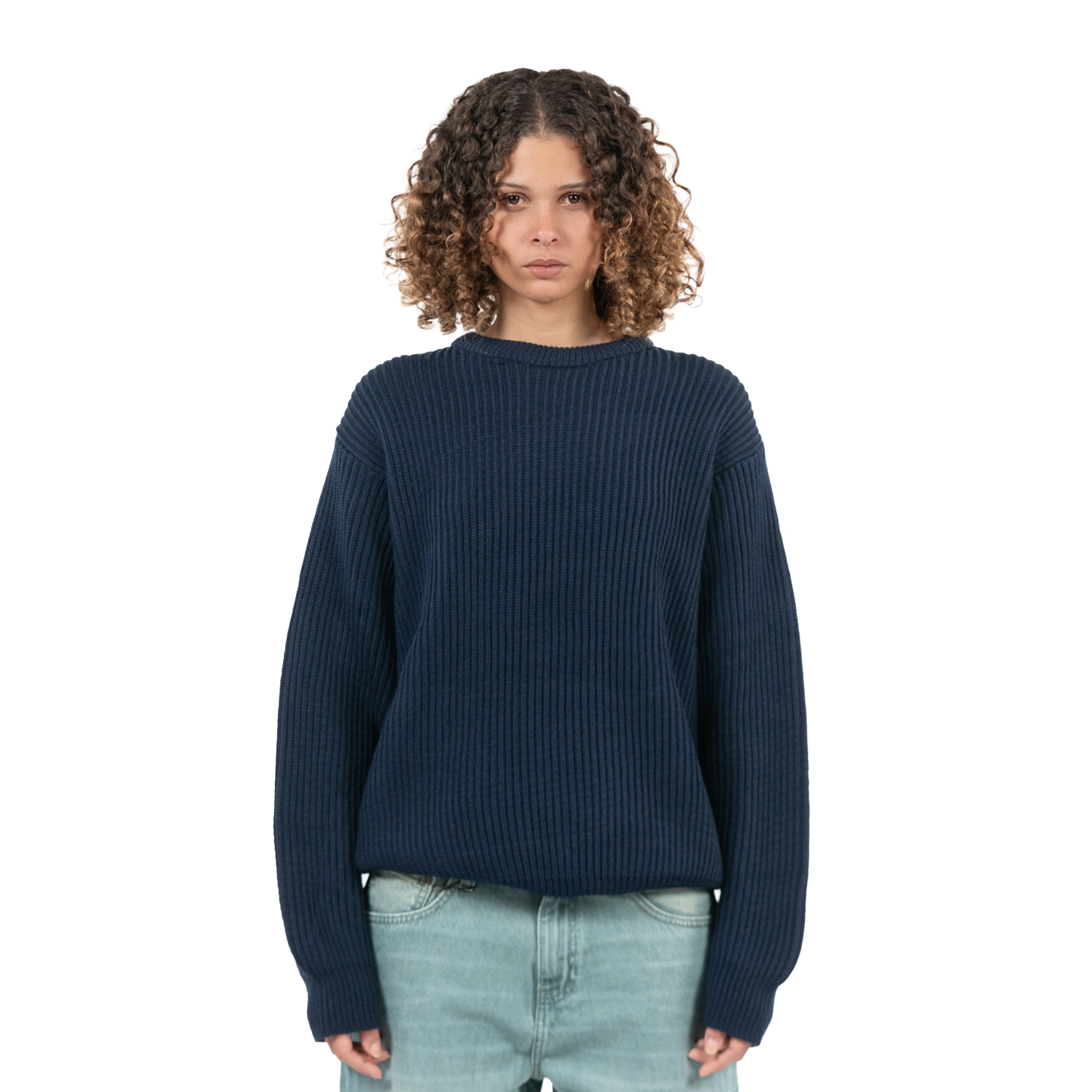 Navy Knit Sweater