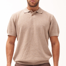 Knitted Beige Polo