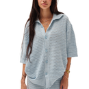 Crochet Baby Blue Shirt