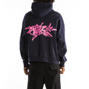 TOXIK Pink "Icon" Graphic Navy Hoodie