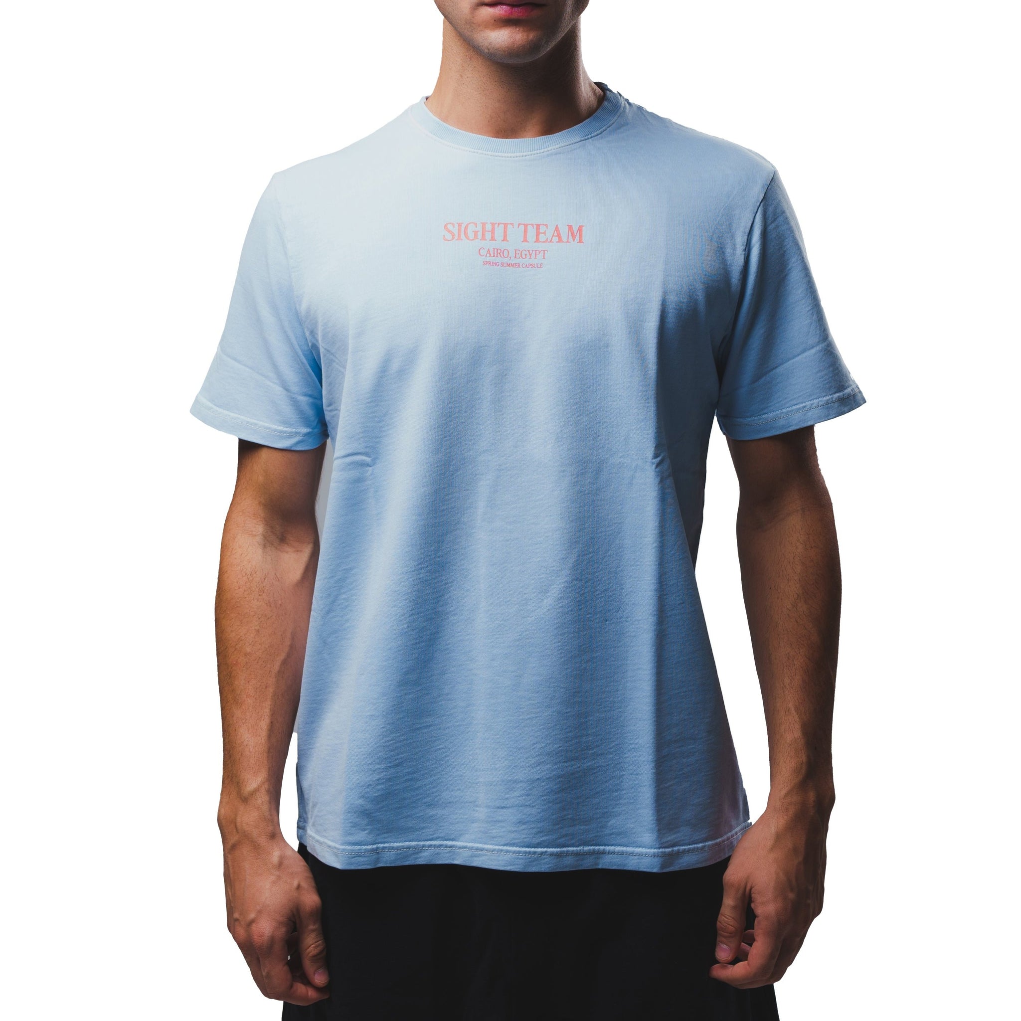 SIGHT Team Orange on Baby Blue T-Shirt