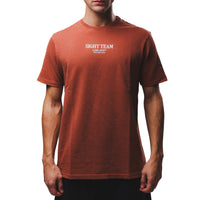 SIGHT Team White on Brown T-Shirt