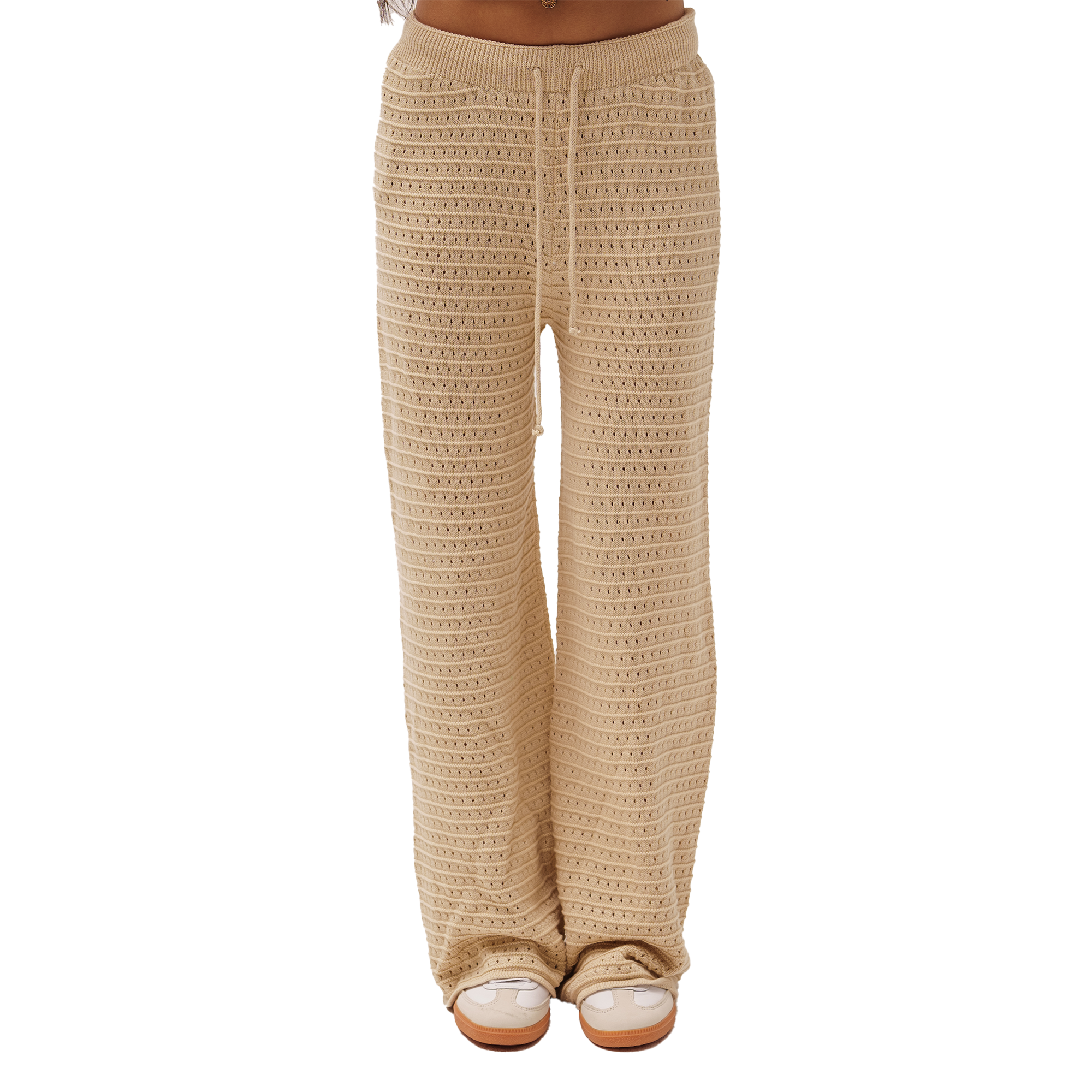 Crochet Beige Pants