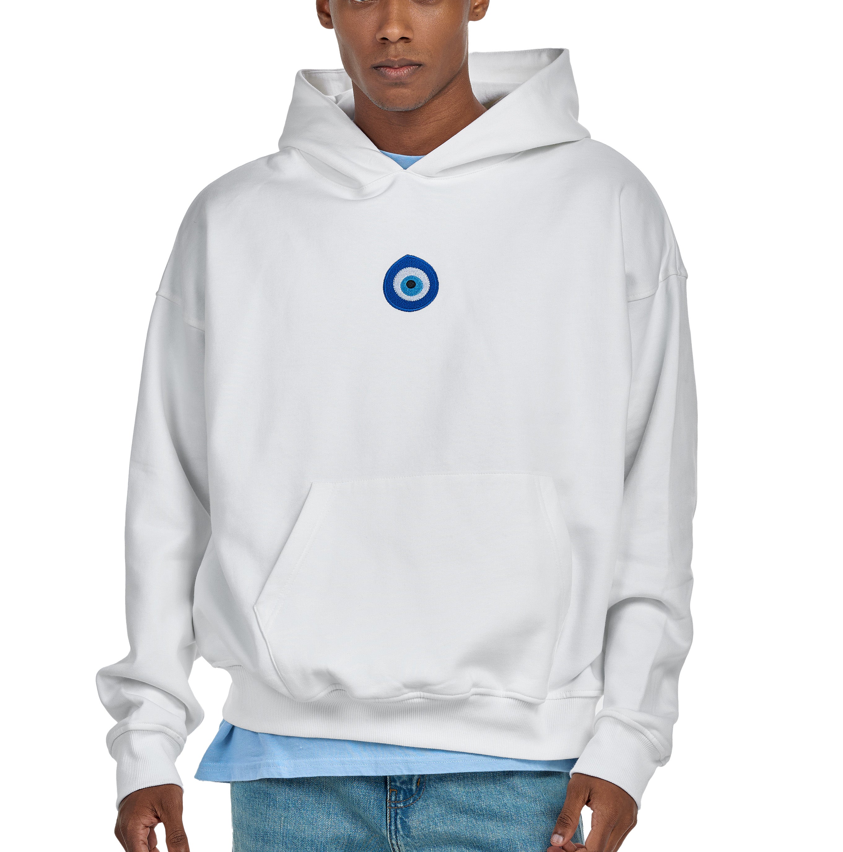 Evil SIGHT White Hoodie