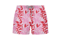 Pink Hawaii Swim Shorts