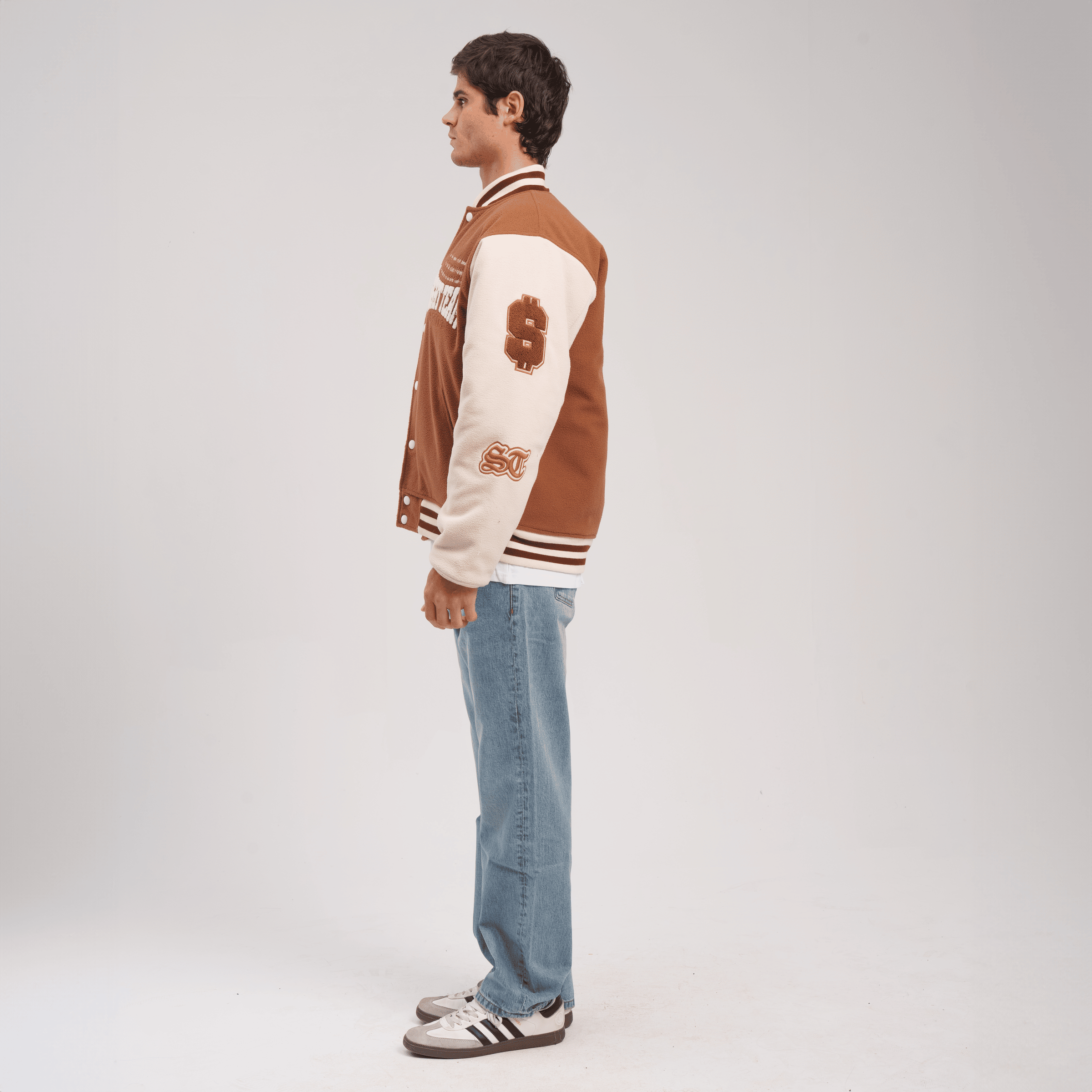 SIGHT Team Brown Varsity Jacket