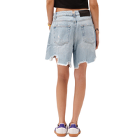 Light Blue Denim Women Shorts