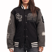 SIGHT Team Black Varsity Jacket