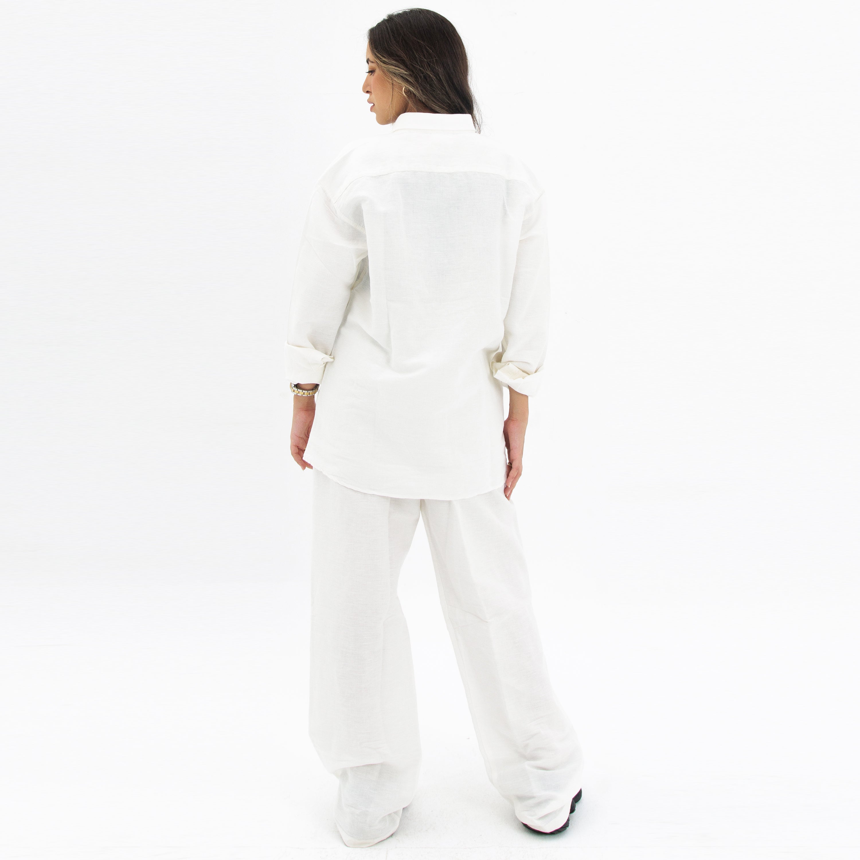 White Linen Pants