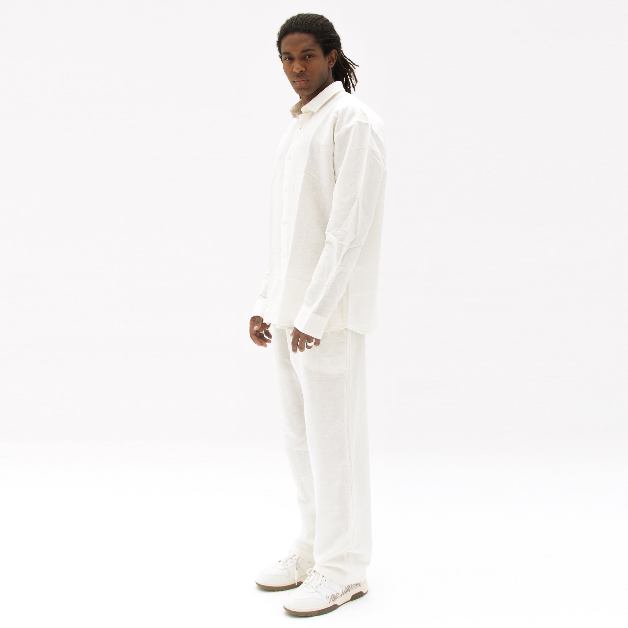 White Linen Pants