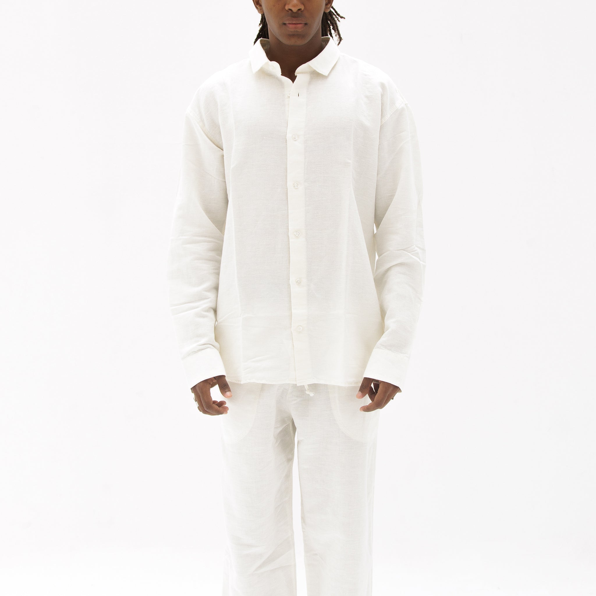 White Linen Shirt