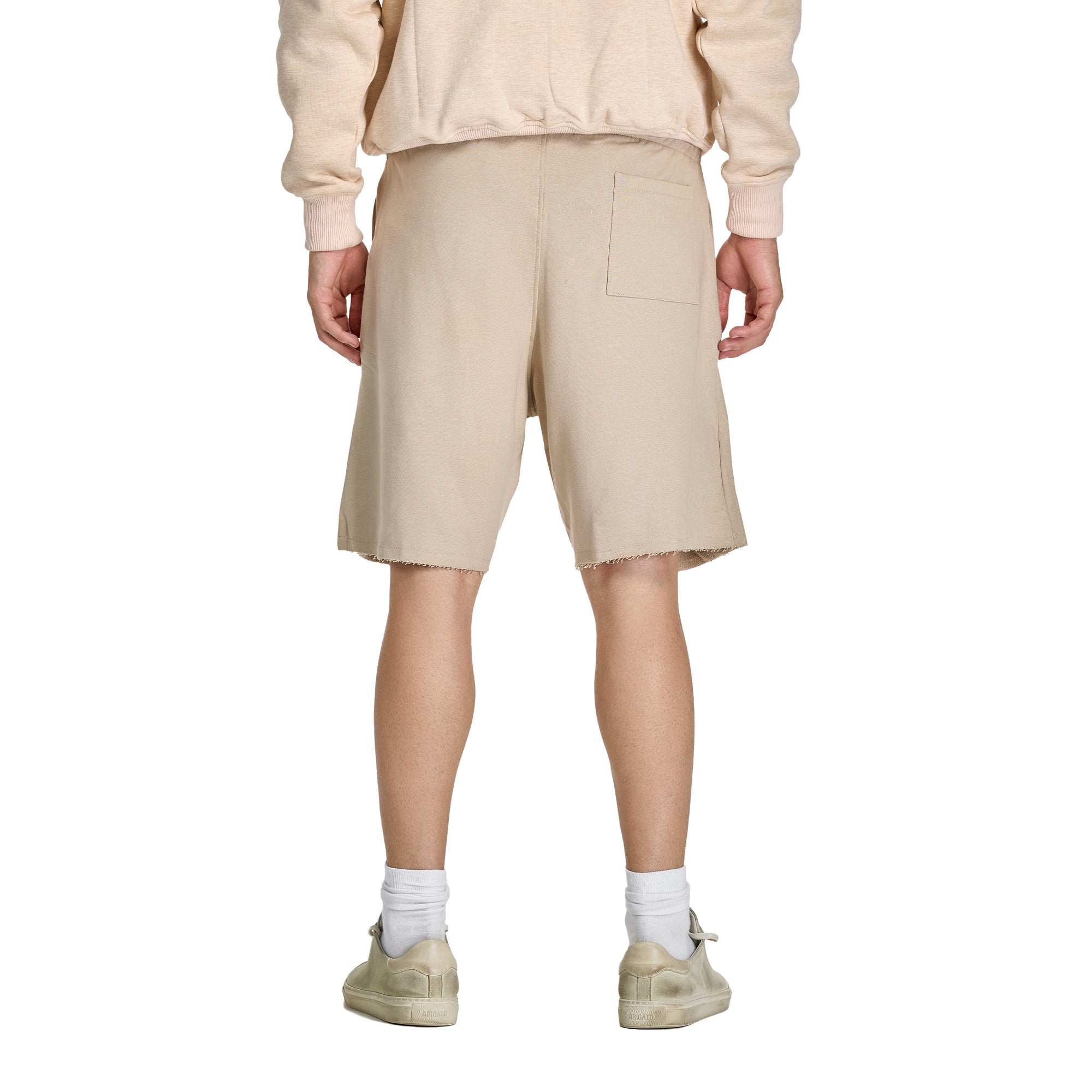 Beige Sweat Short