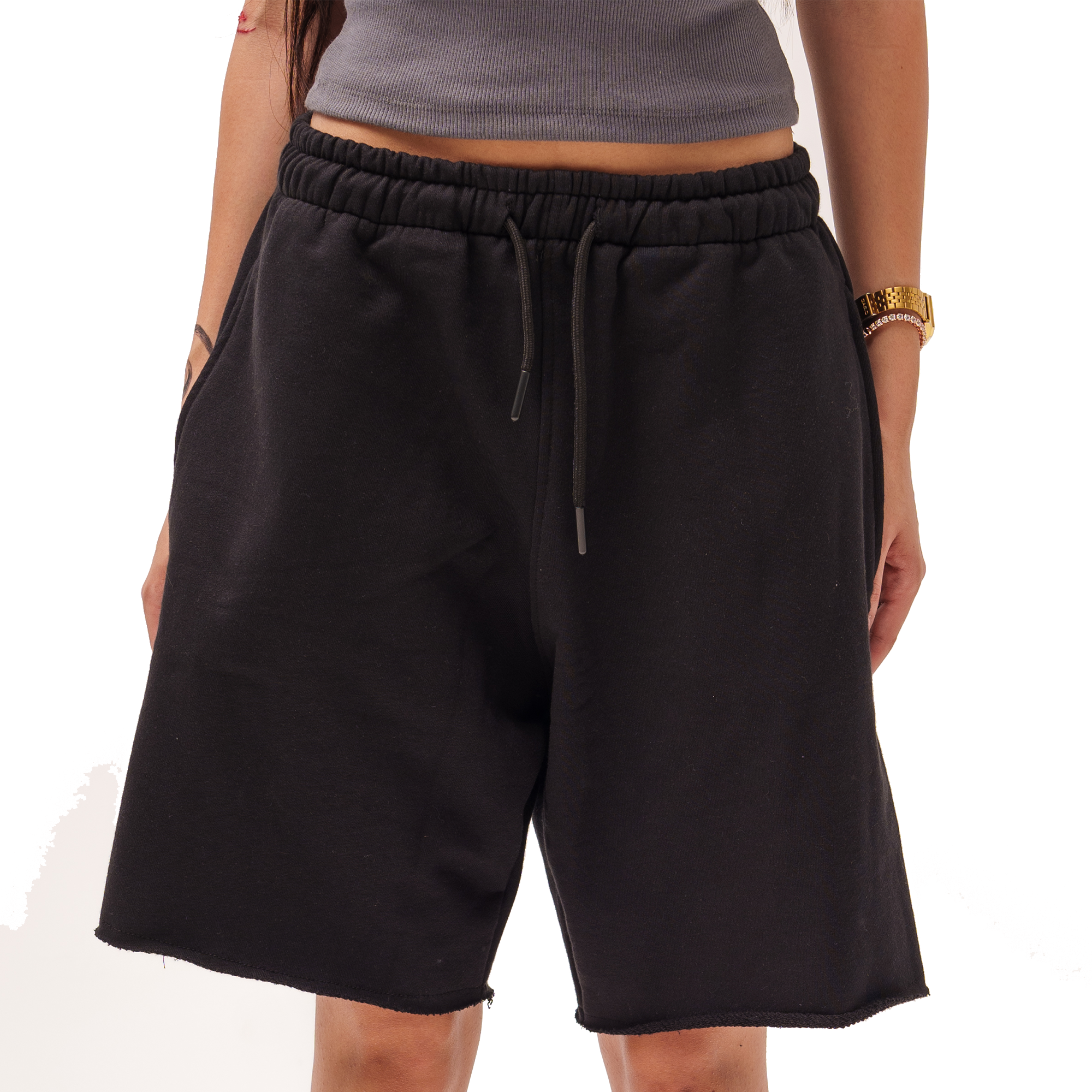 Black Sweat Short