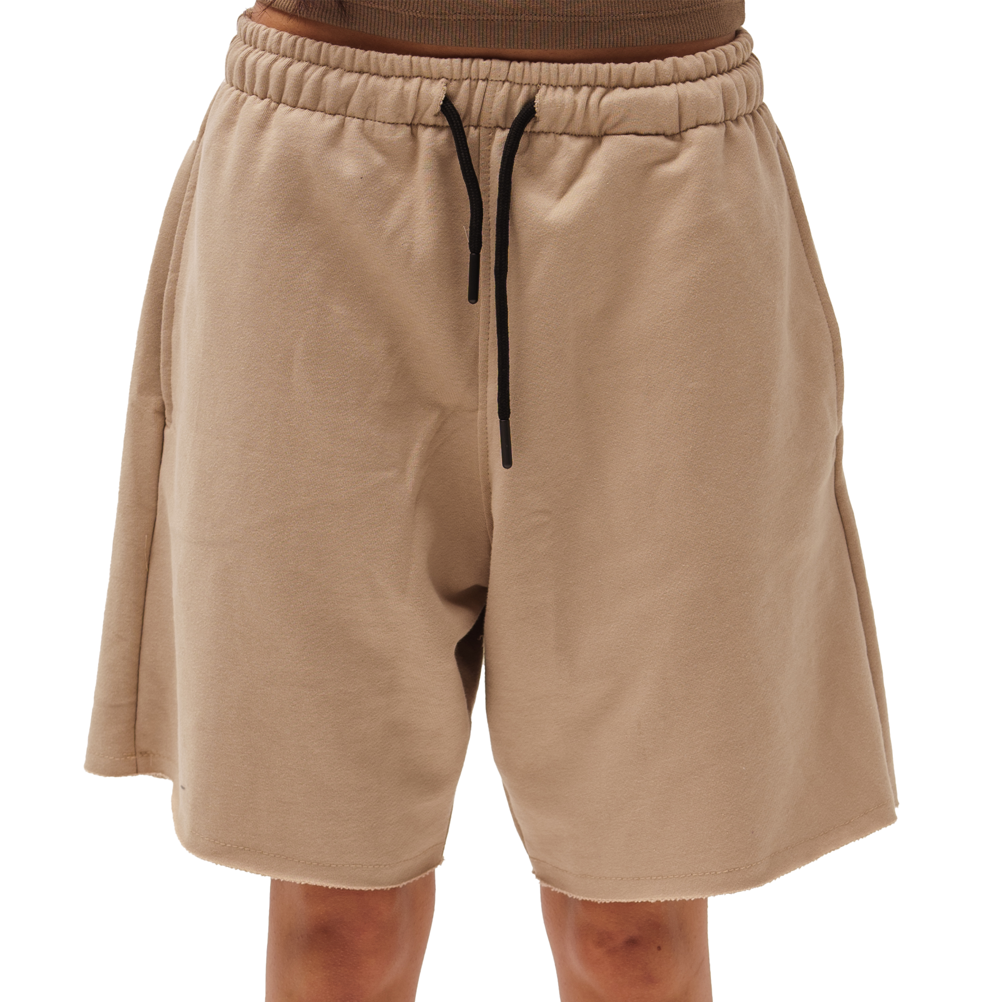 Beige Sweat Short