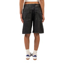 Long Black Women Denim Shorts