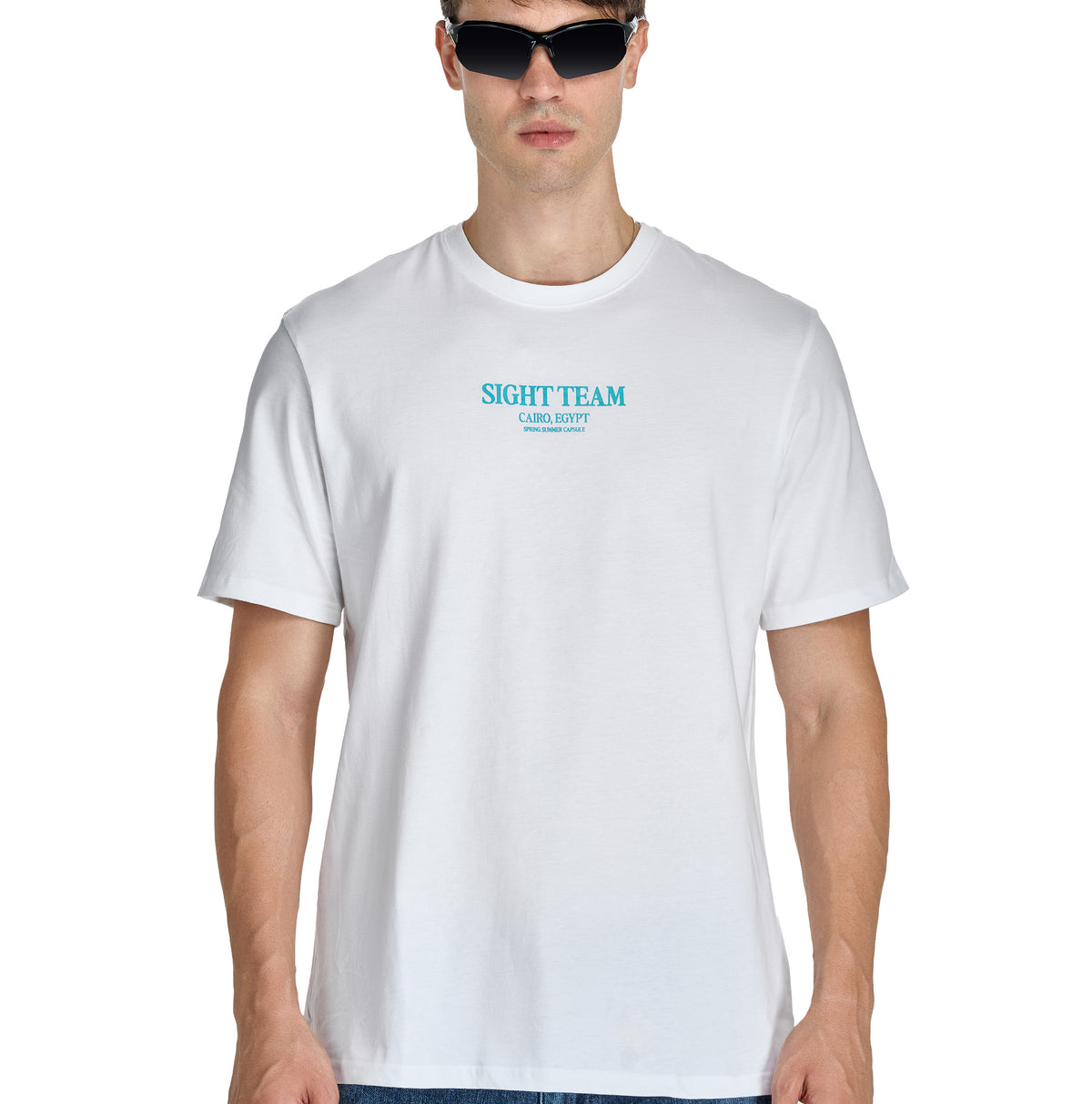 SIGHT Team Blue on White T-Shirt
