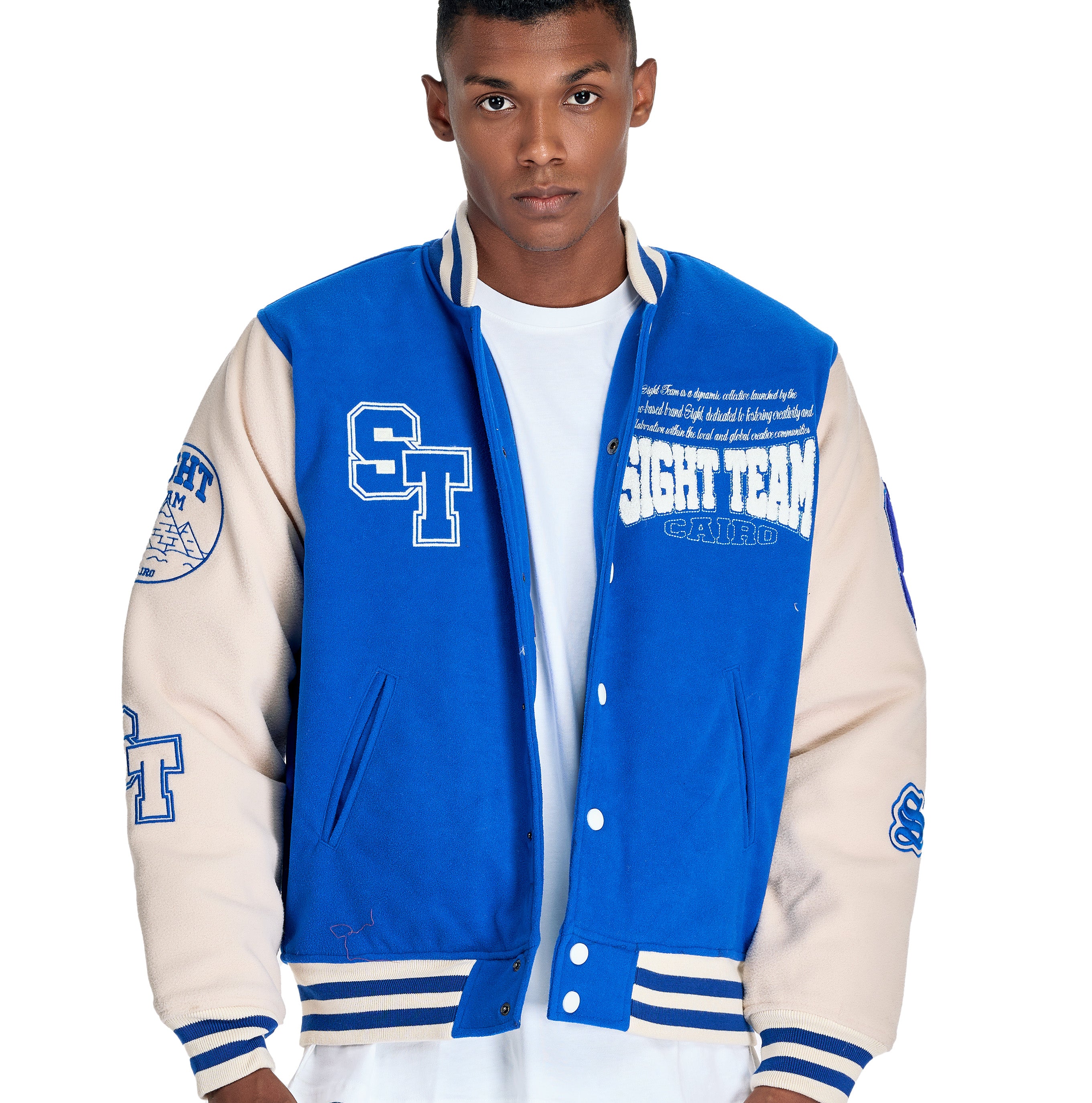 SIGHT Team Blue Varsity Jacket