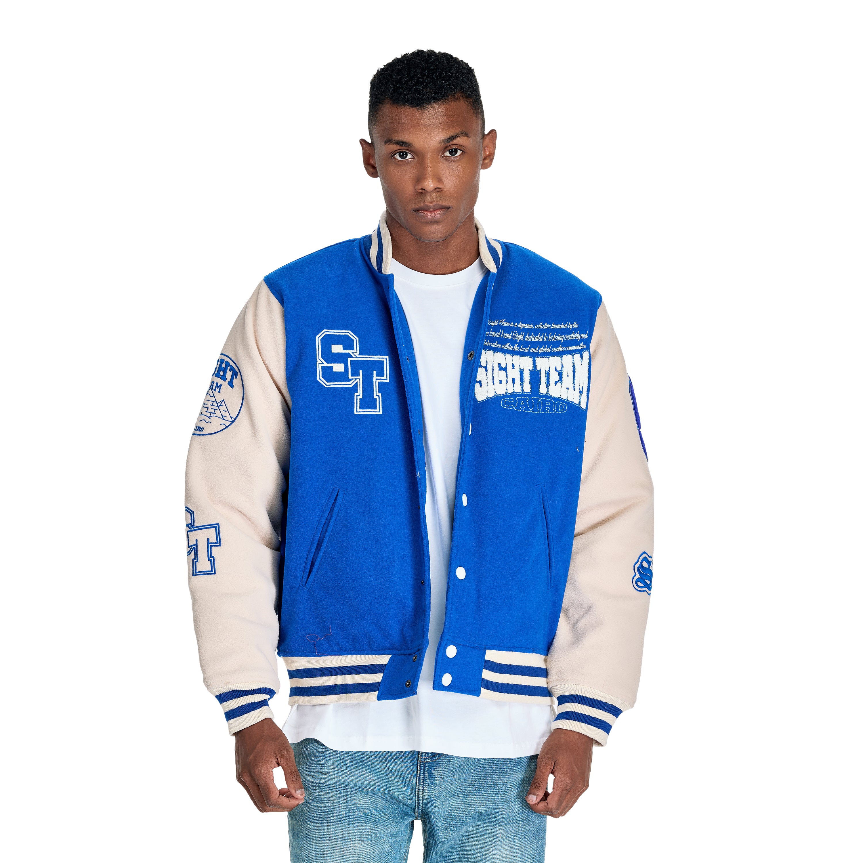 SIGHT Team Blue Varsity Jacket