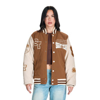 SIGHT Team Brown Varsity Jacket