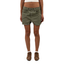 Olive Women Shorts