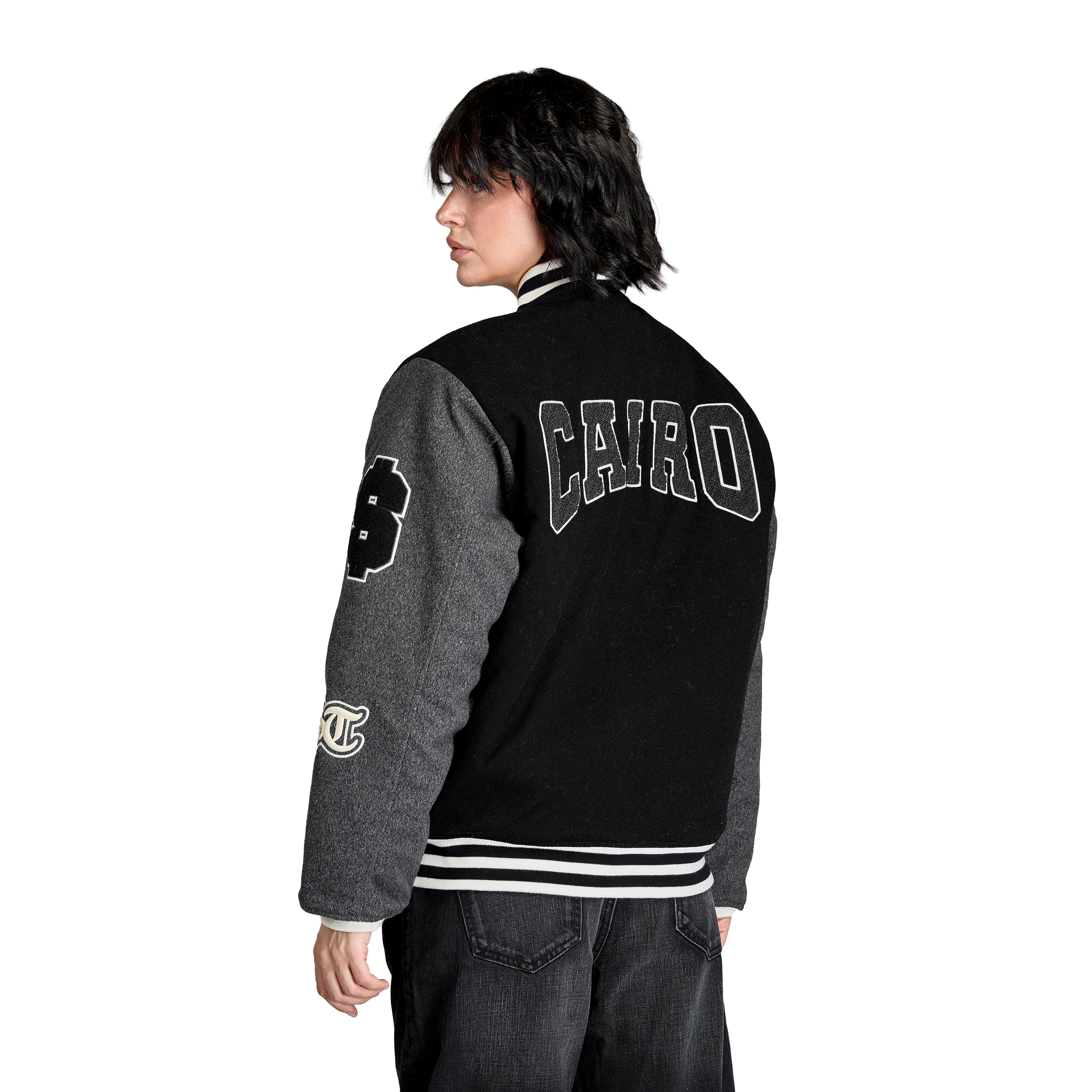 SIGHT Team Black Varsity Jacket