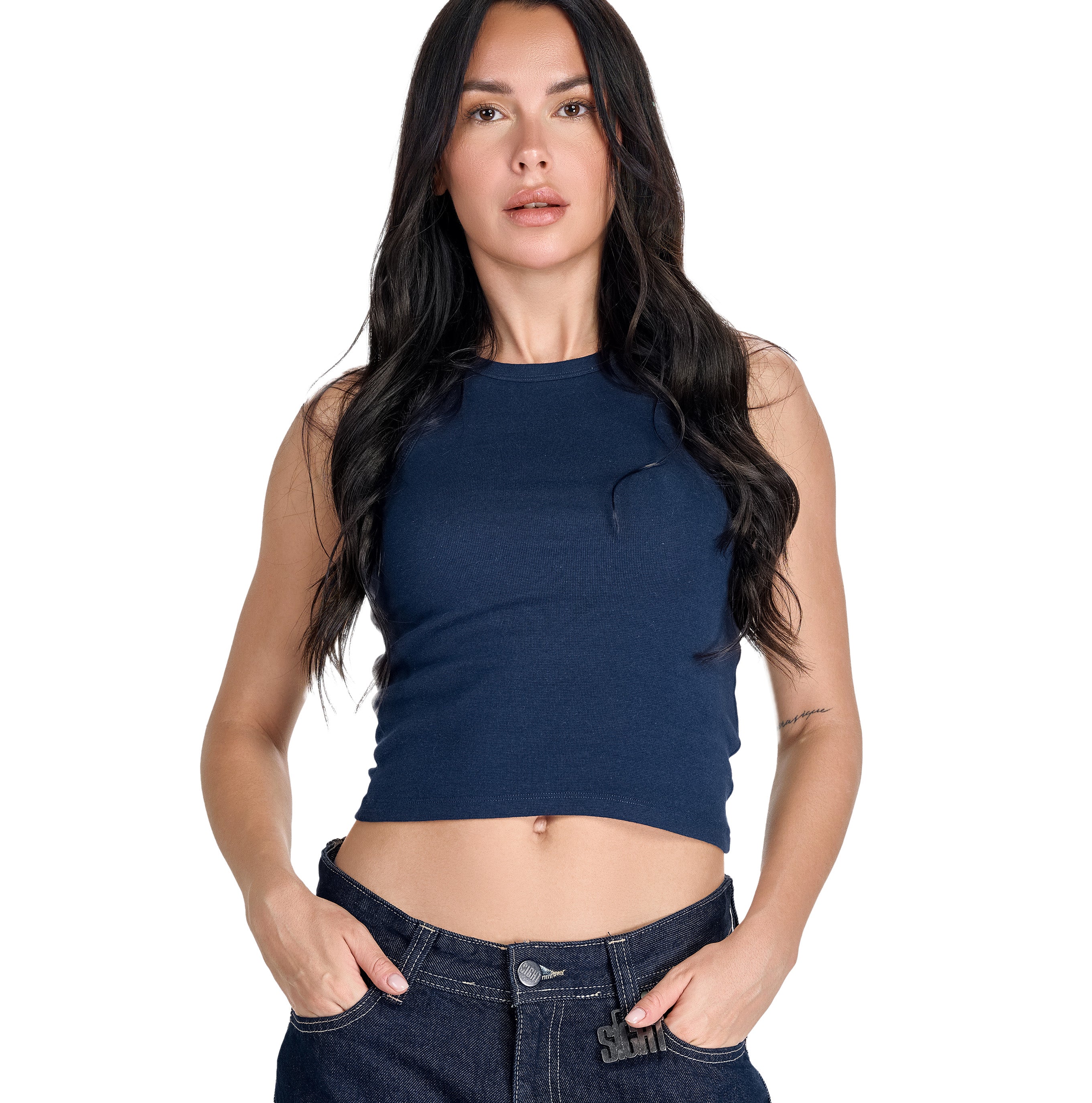 Navy Tank Top