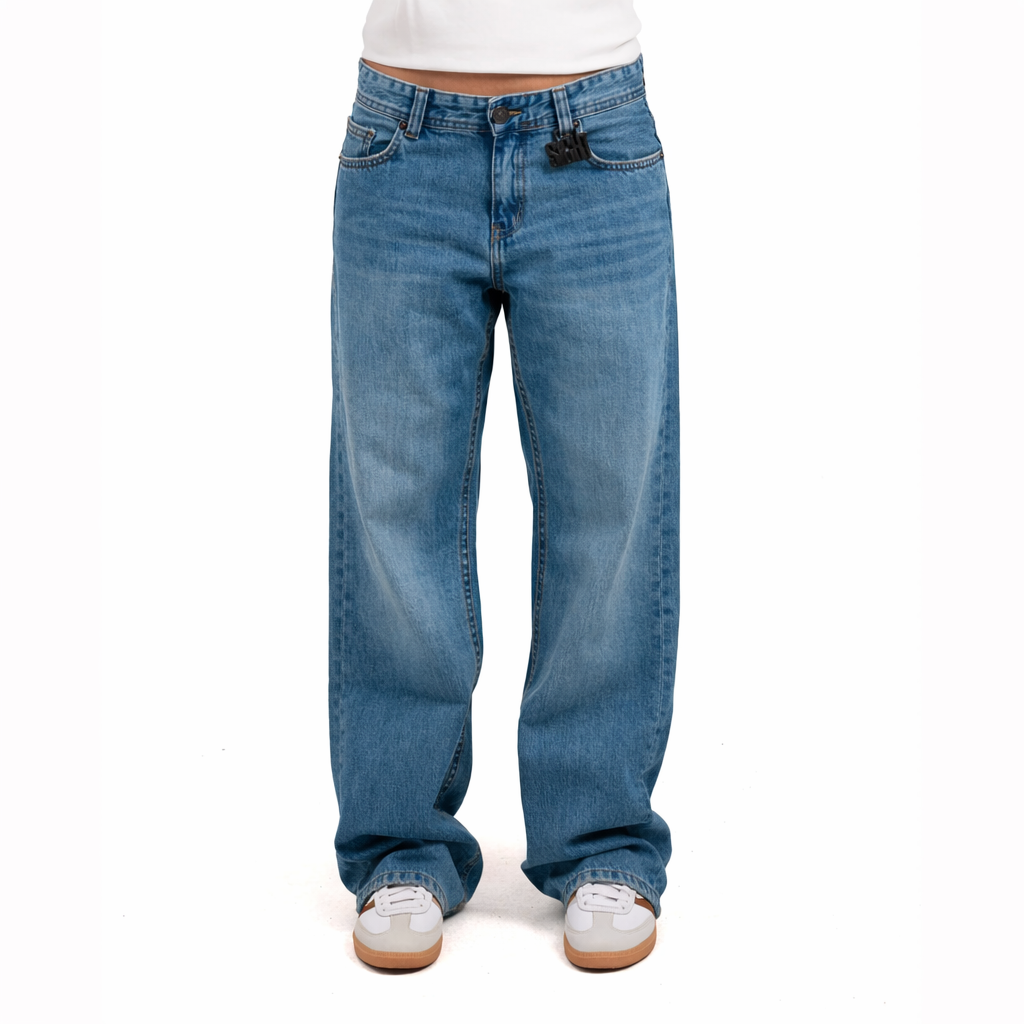Low Waist "Old School Navy" Women Jeans