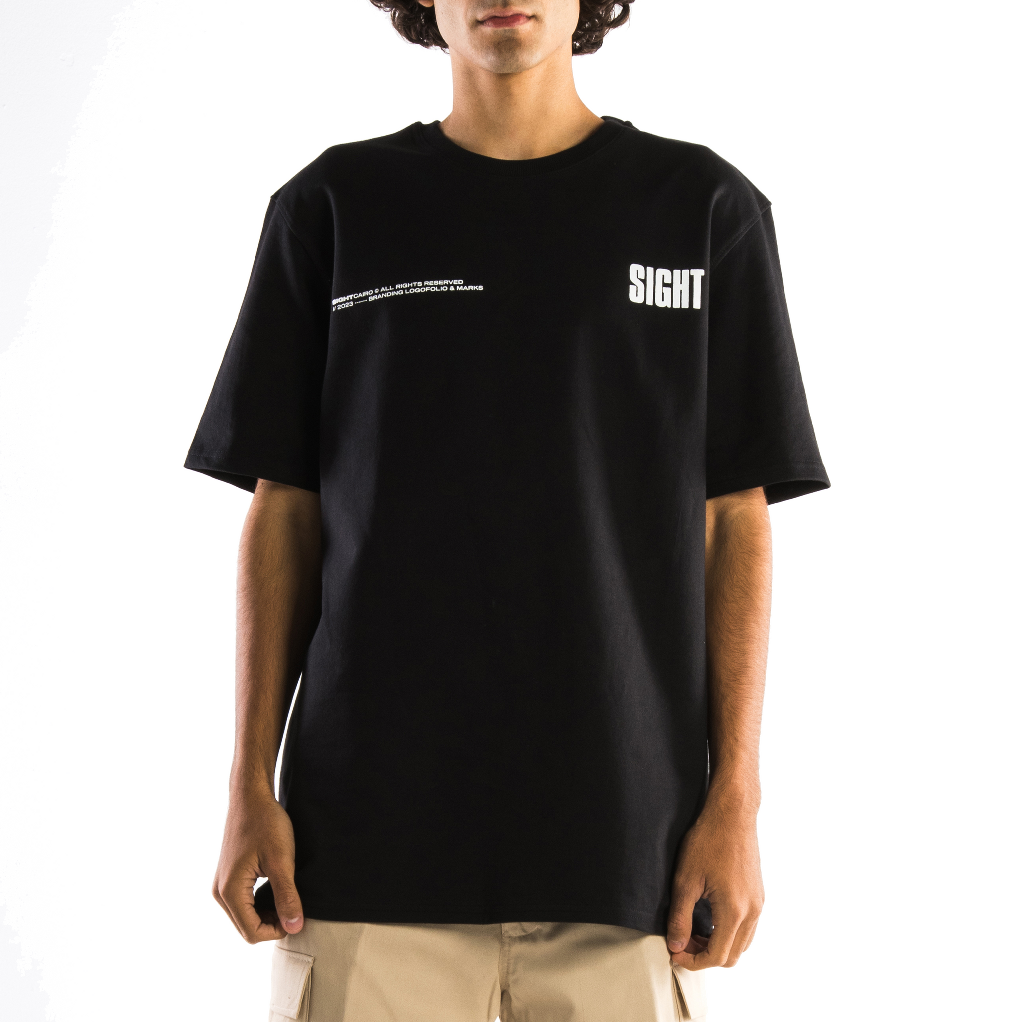 "Stamped" Black T-Shirt