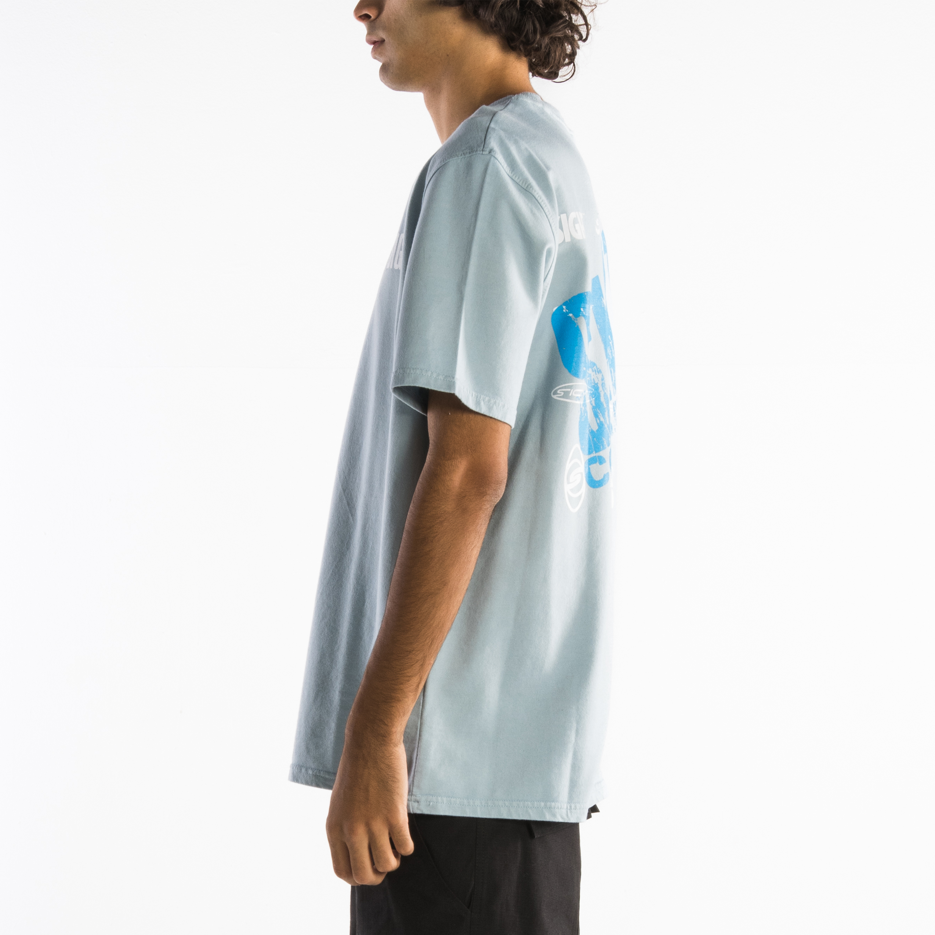 "Stamped" Baby Blue T-Shirt