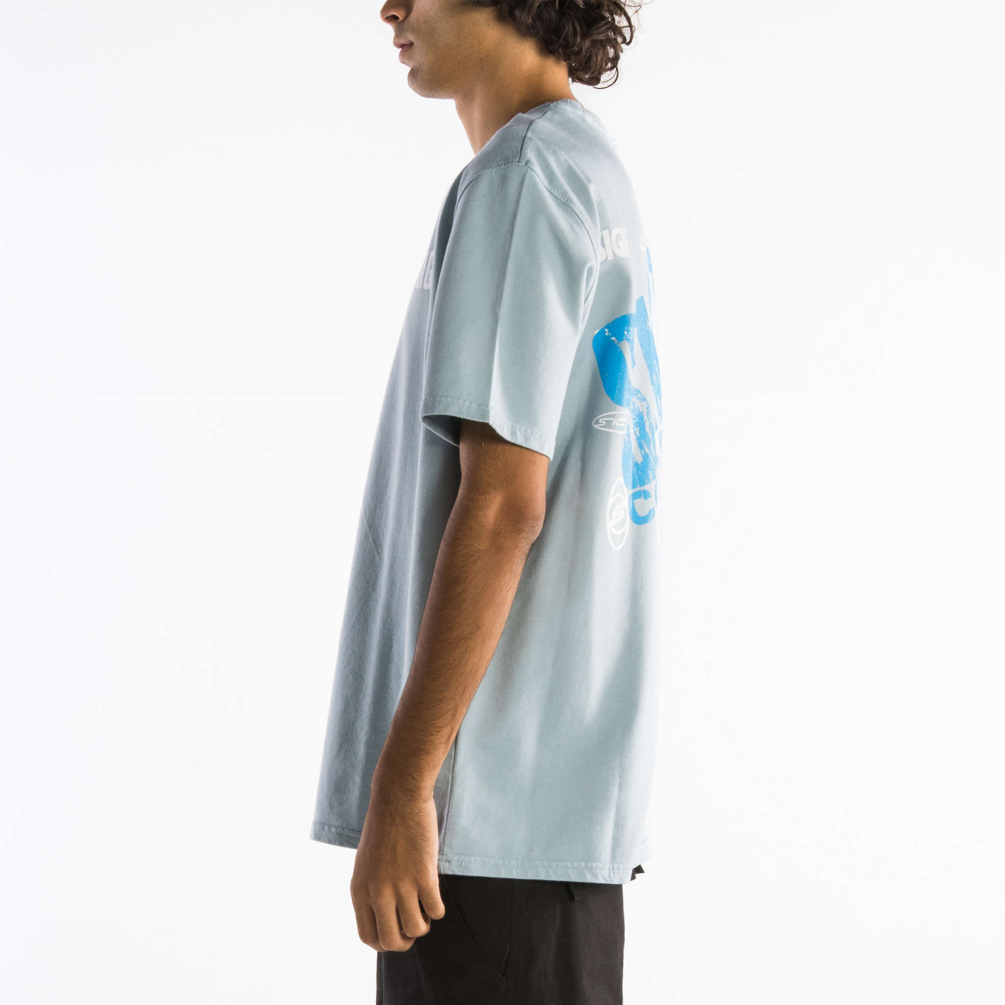 "Stamped" Baby Blue T-Shirt