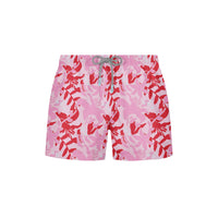 Pink Hawaii Swim Shorts