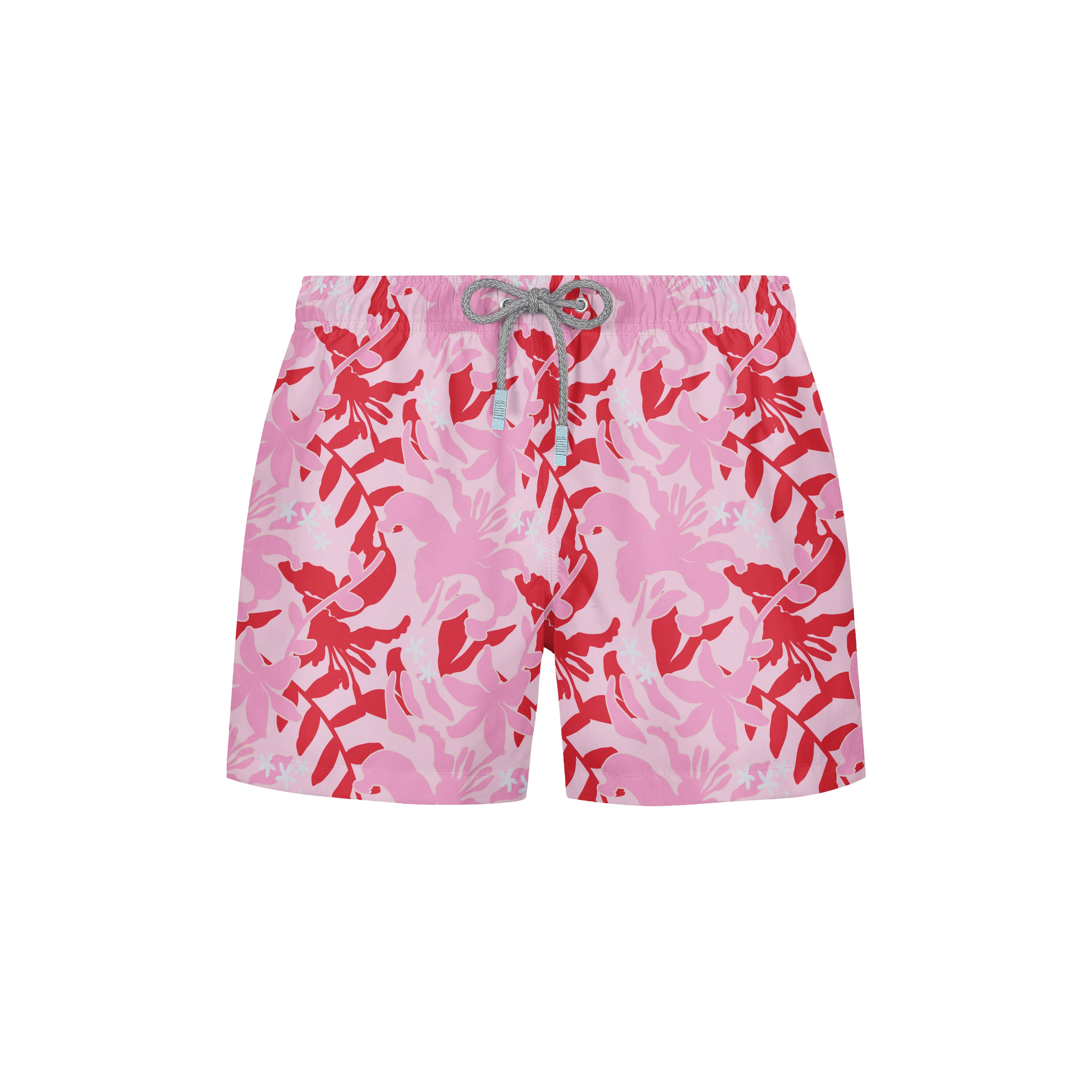 Pink Hawaii Swim Shorts