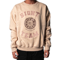 Beige X Beige "SIGHT Team" Crewneck